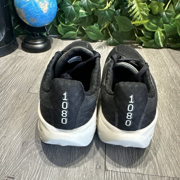 NewBalance 1080 BLACK/WHITE Running Sneaker Women 6.5 B Comfort Walking Shoes - Picture 5 of 10